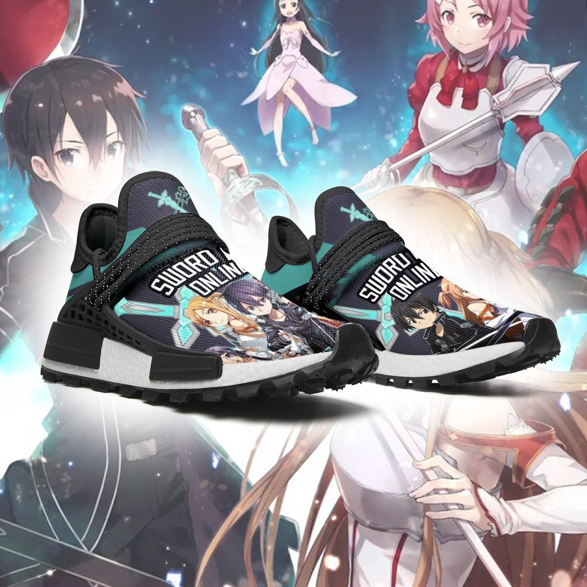 Sword Art Online Shoes Characters SAO Anime Sneakers, NMD Shoes