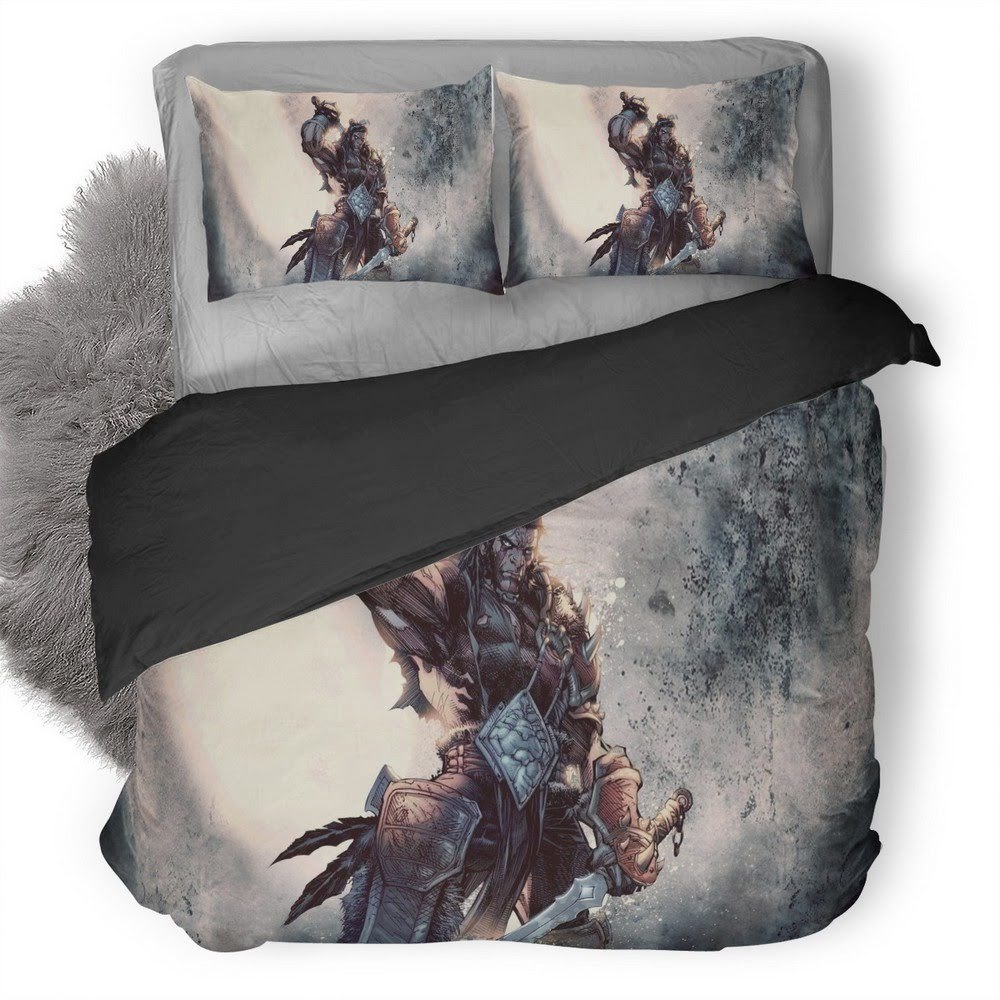 Sword World Of Warcraft 3D Customized Duvet Cover Bedding Set