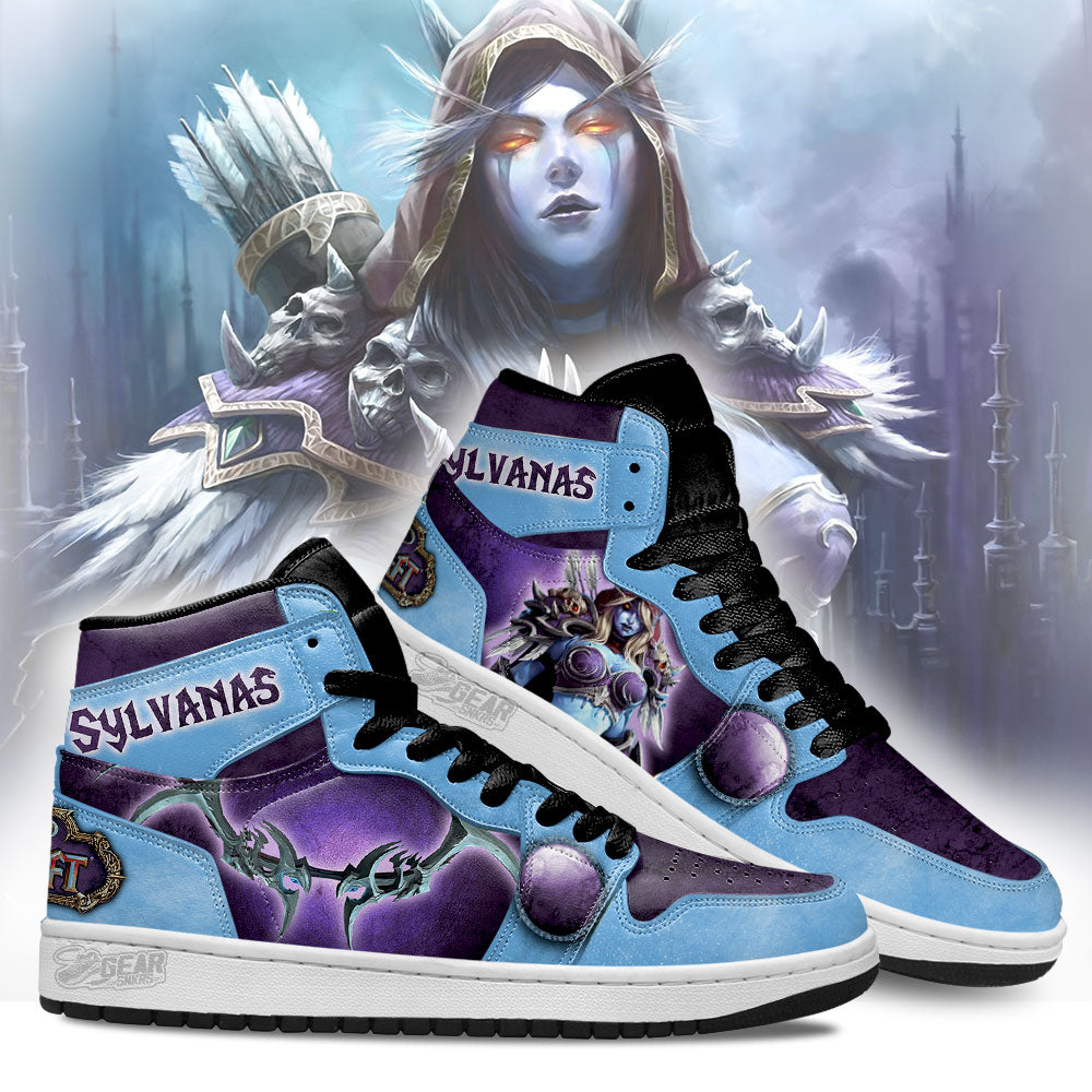 Sylvanas World of Warcraft JD Sneakers Shoes For Fans, Air Jordan Hightop