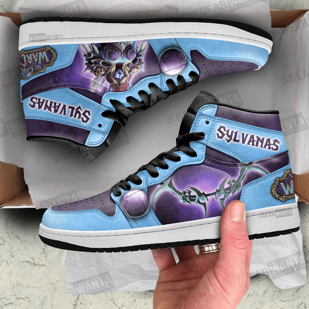 Sylvanas World of Warcraft JD Sneakers Shoes For Fans, Air Jordan Hightop