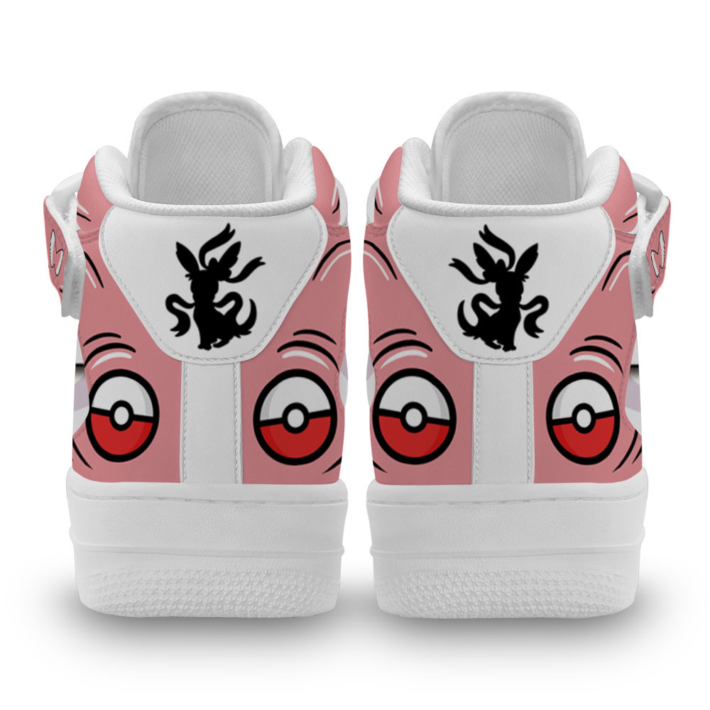 Sylveon Sneakers Air Mid Custom Pokemon Anime Shoes