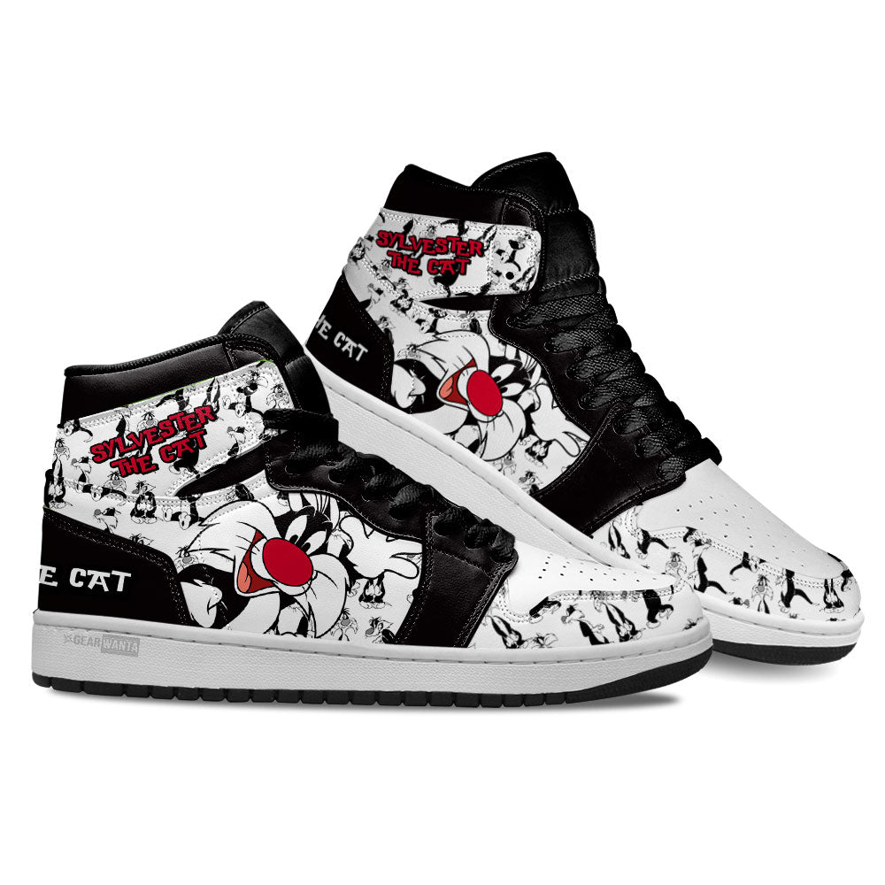 Sylvester The Cat J1 Shoes For Cartoon Fans Sneakers, Air Jordan Hightop