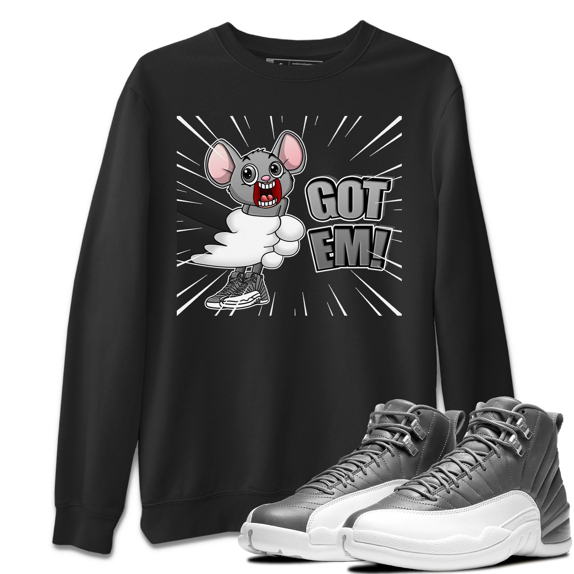T&J Got Em Unisex Sweater – Air Jordan 12 Stealth, Sneakers Matching Sweater