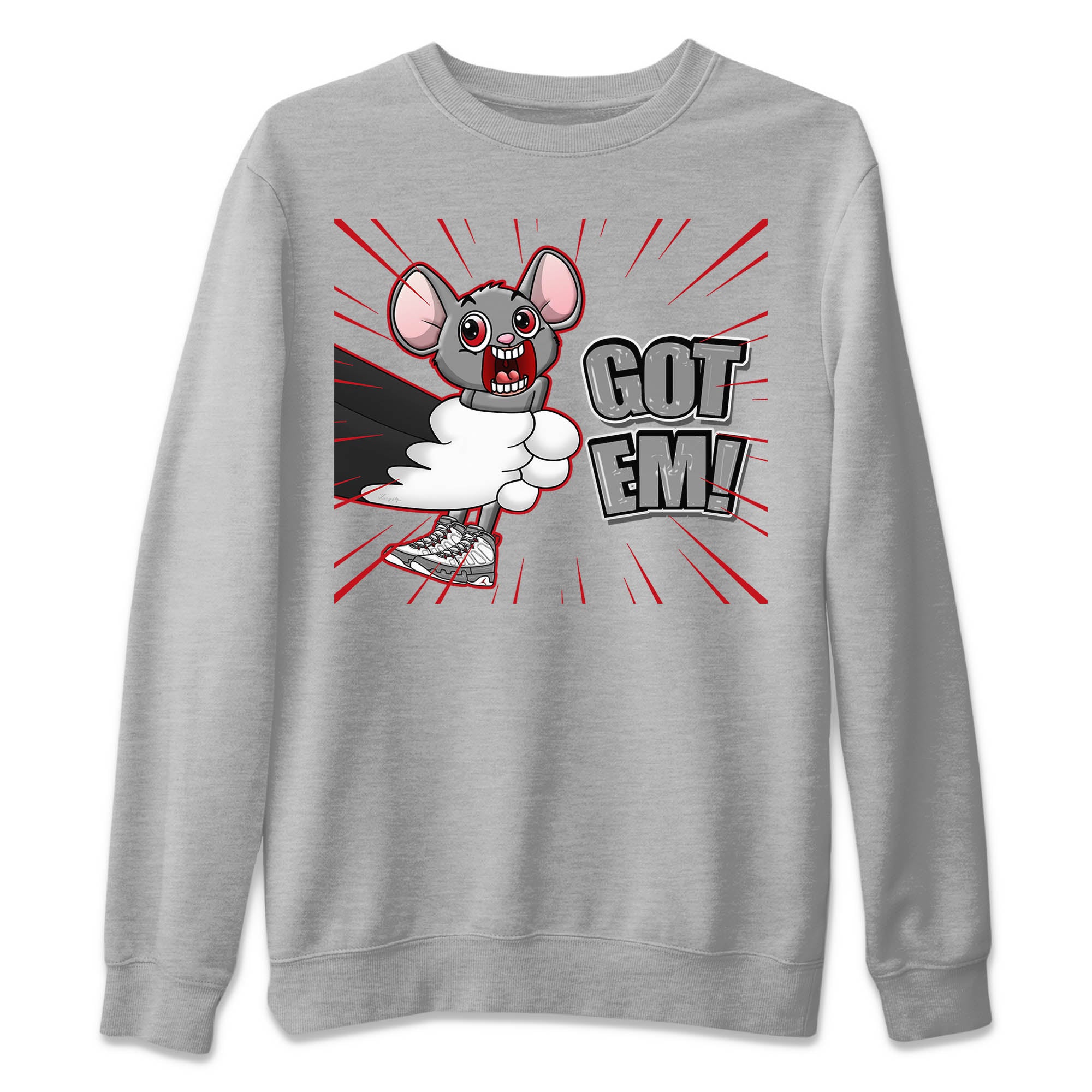 T&J Got Em Unisex Sweater – Air Jordan 9 Fire Red, Sneakers Matching Sweater