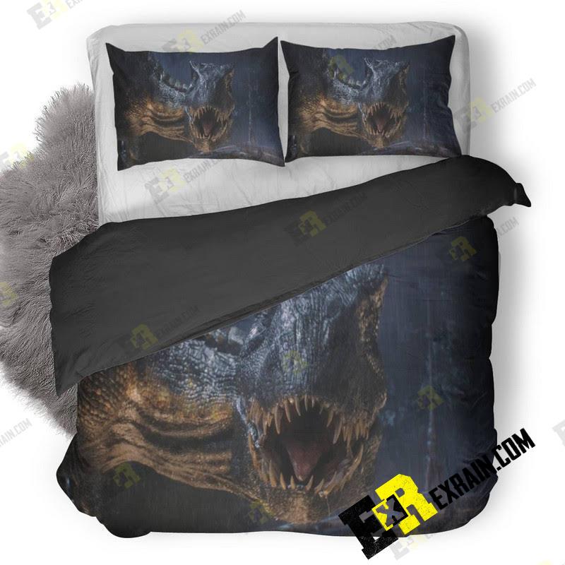 T Rex Jurassic World Fallen Kingdom Wn 3D Customized Duvet Cover Bedding Set