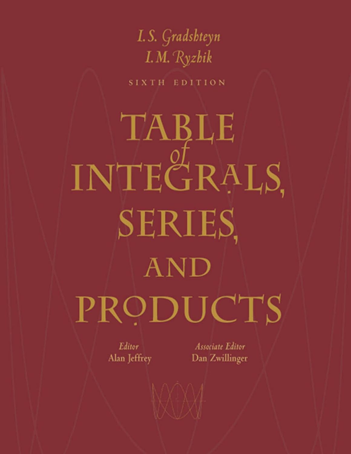 Table of Integrals, Series, and Products (PDF/EPUB Version)