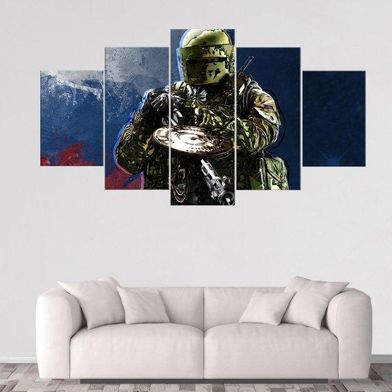 Tachanka Rainbow Six Siege – Gaming Canvas Art Wall Decor