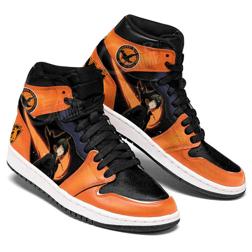 Tadashi Yamaguchi JD1s Sneakers Haikyuu Anime Shoes, Air Jordan Hightop