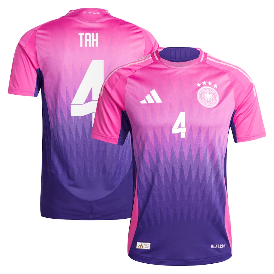 Tah Men's Germany 2024 Stadium Away Soccer Jersey
