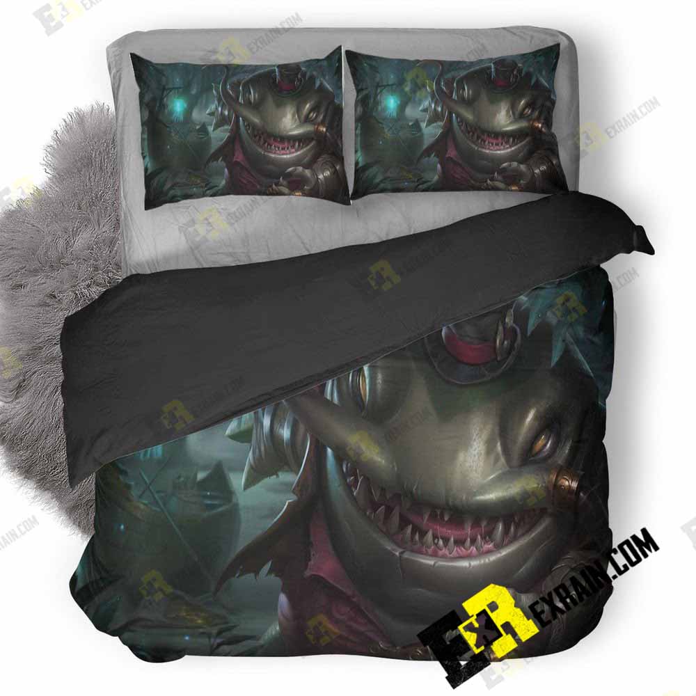 Tahm Kench League Of Legends Qhd 3D Customized Duvet Cover Bedding Set