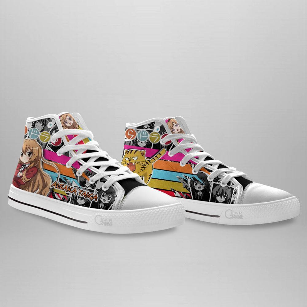 Taiga Aisaka High Top Shoes Custom Anime Toradora Sneakers