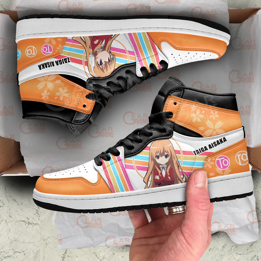 Taiga Aisaka JD1s Sneakers Toradora Anime Shoes, Air Jordan Hightop
