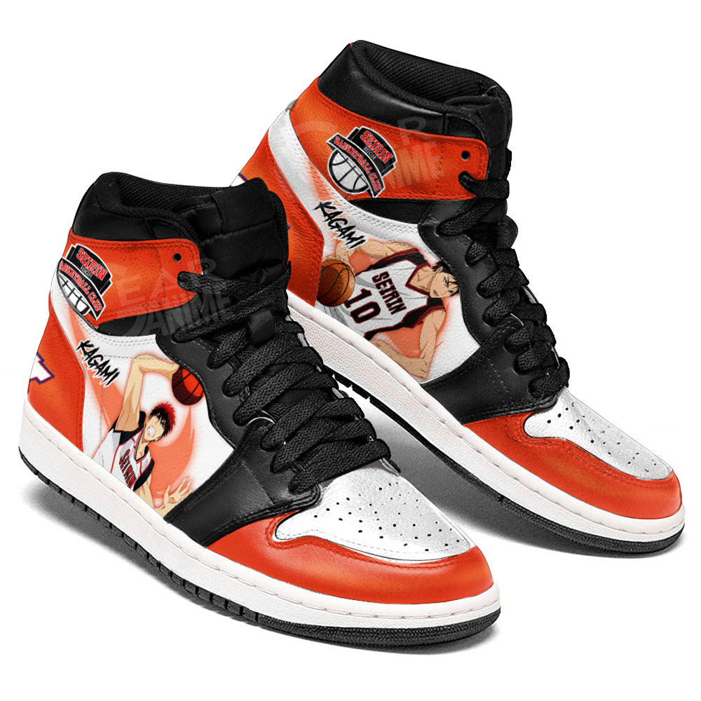 Taiga Kagami JD1s Sneakers Kuroko’s Basketball Anime Shoes, Air Jordan Hightop
