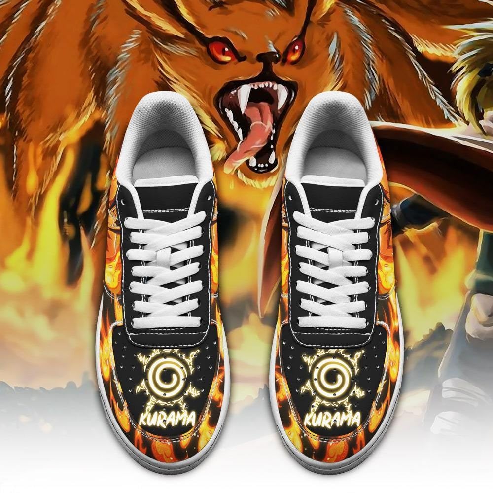 Tailed Beast Kurama Sneakers Custom Anime Shoes Leather