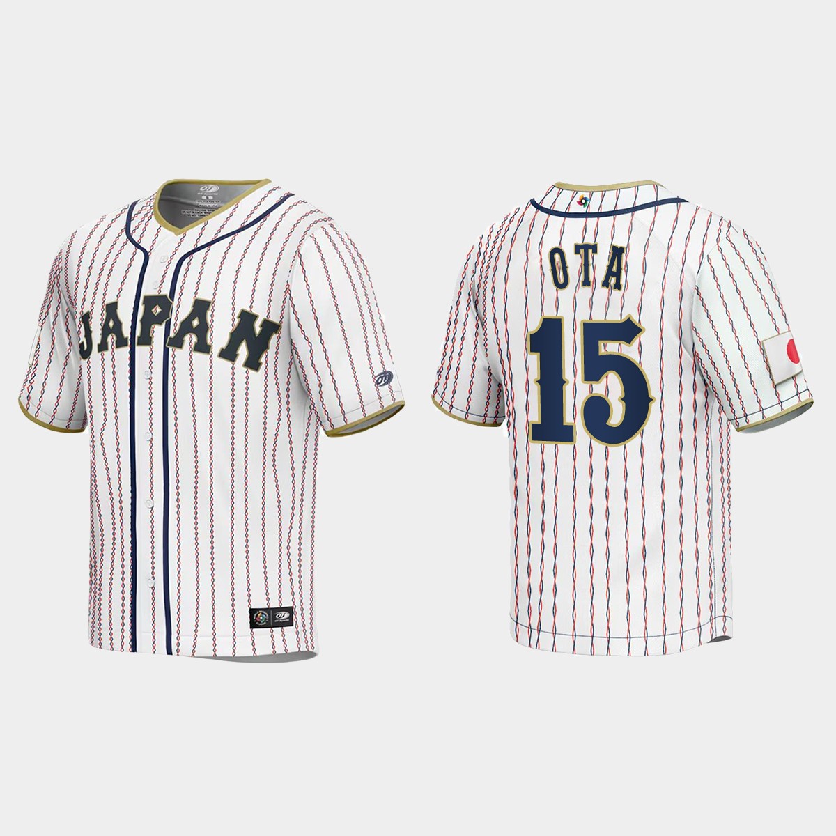 Taisei Ota Japan 2023 World Classic Jersey - White