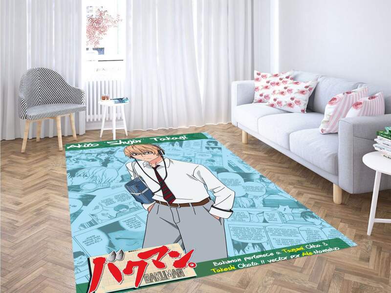 Takagi Akito Character Sheet Carpet Rectangle Rug