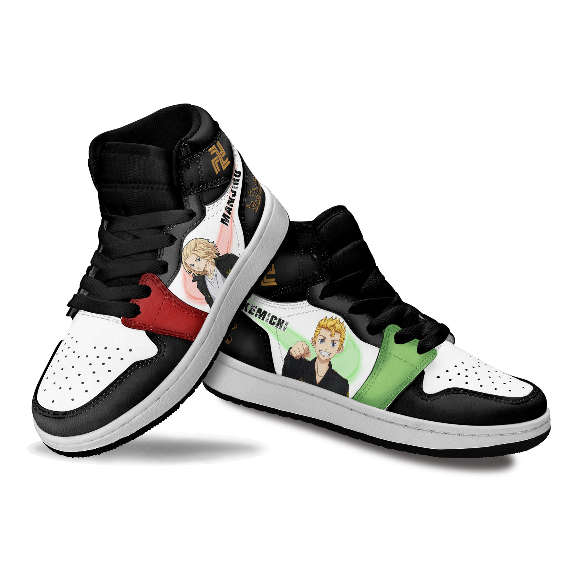 Takemichi and Mikey Kids Sneakers Tokyo Revengers Anime Shoes For Kids