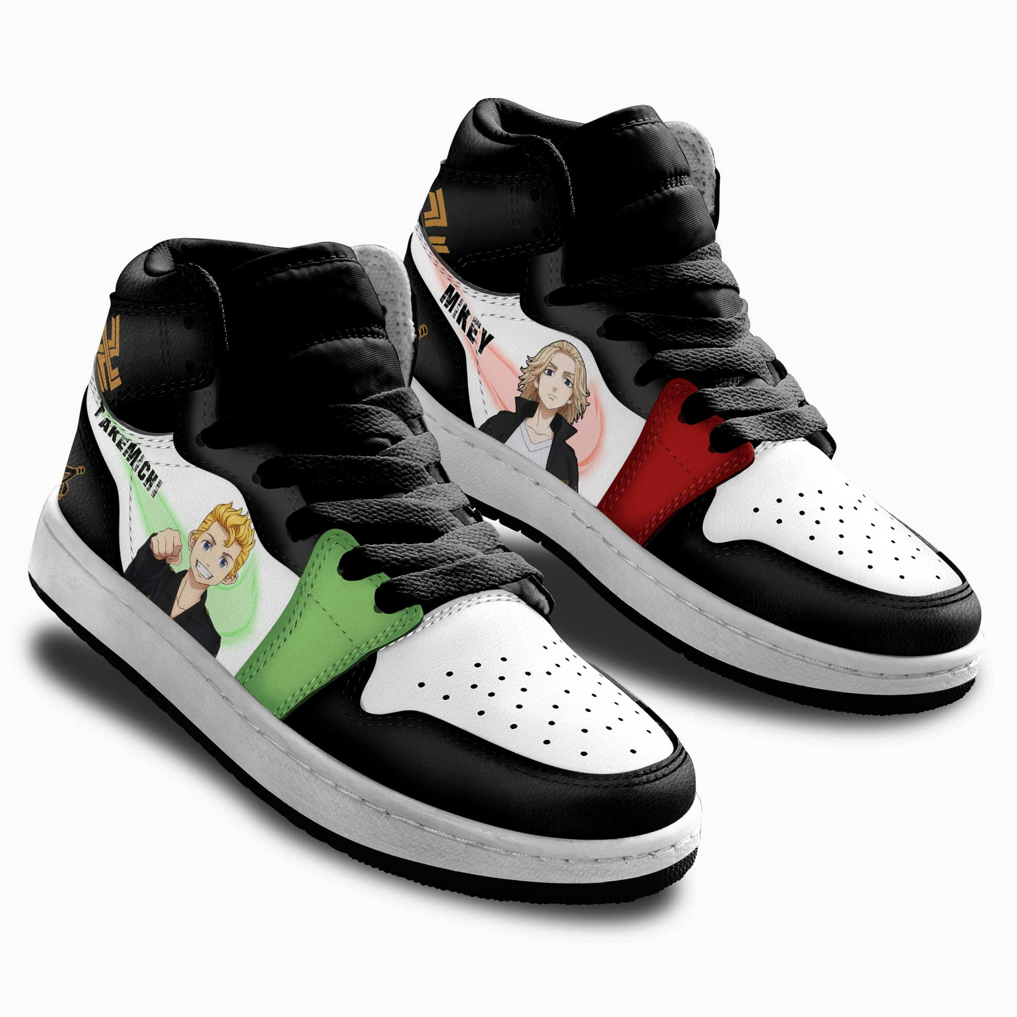 Takemichi and Mikey Kids Sneakers Tokyo Revengers Anime Shoes For Kids