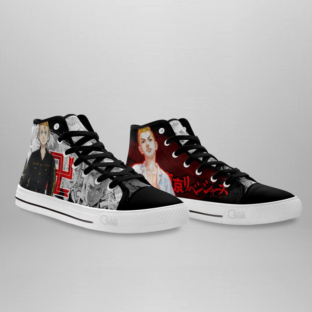 Takemichi Hanagaki High Top Shoes Custom Manga Anime Tokyo Revengers Sneakers