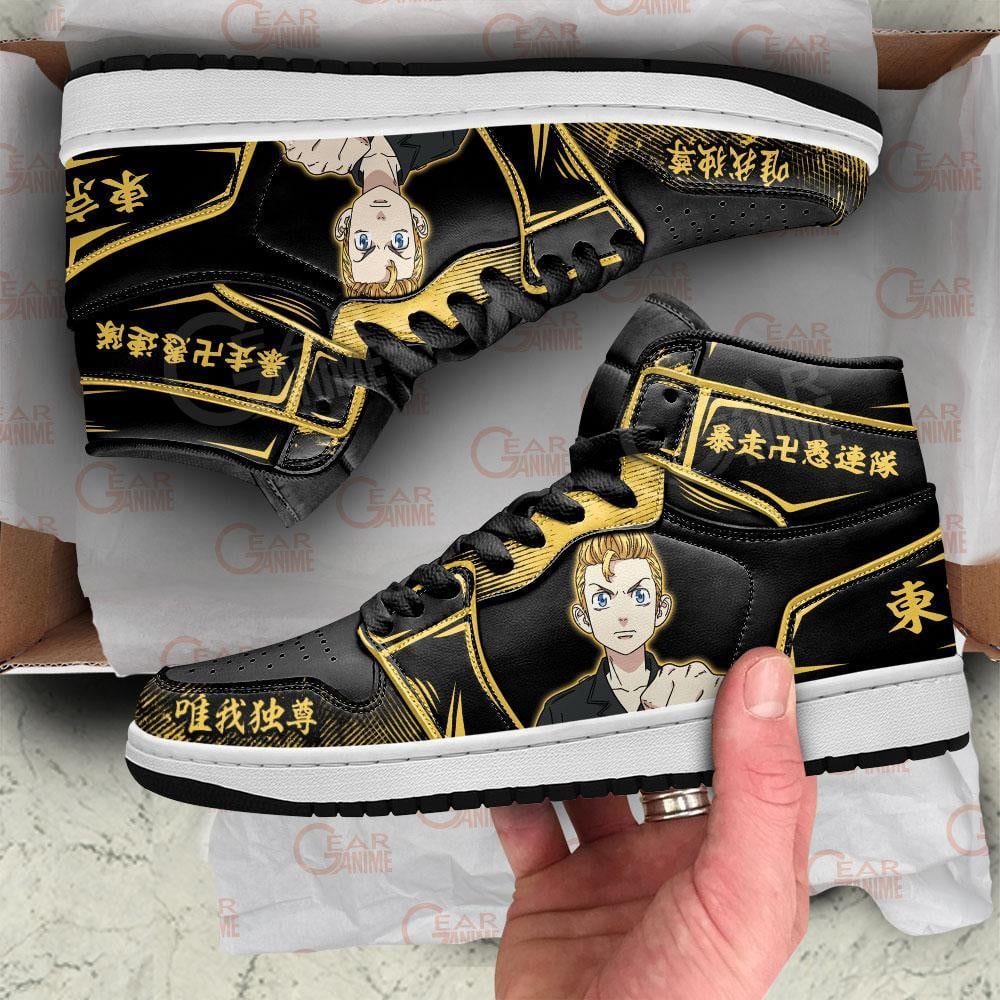 Takemichi Hanagaki JD1s Sneakers Anime Tokyo Revengers Shoes, Air Jordan Hightop