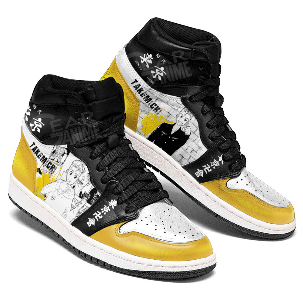 Takemichi Hanagaki JD1s Sneakers Tokyo Revengers Manga Anime Shoes, Air Jordan Hightop