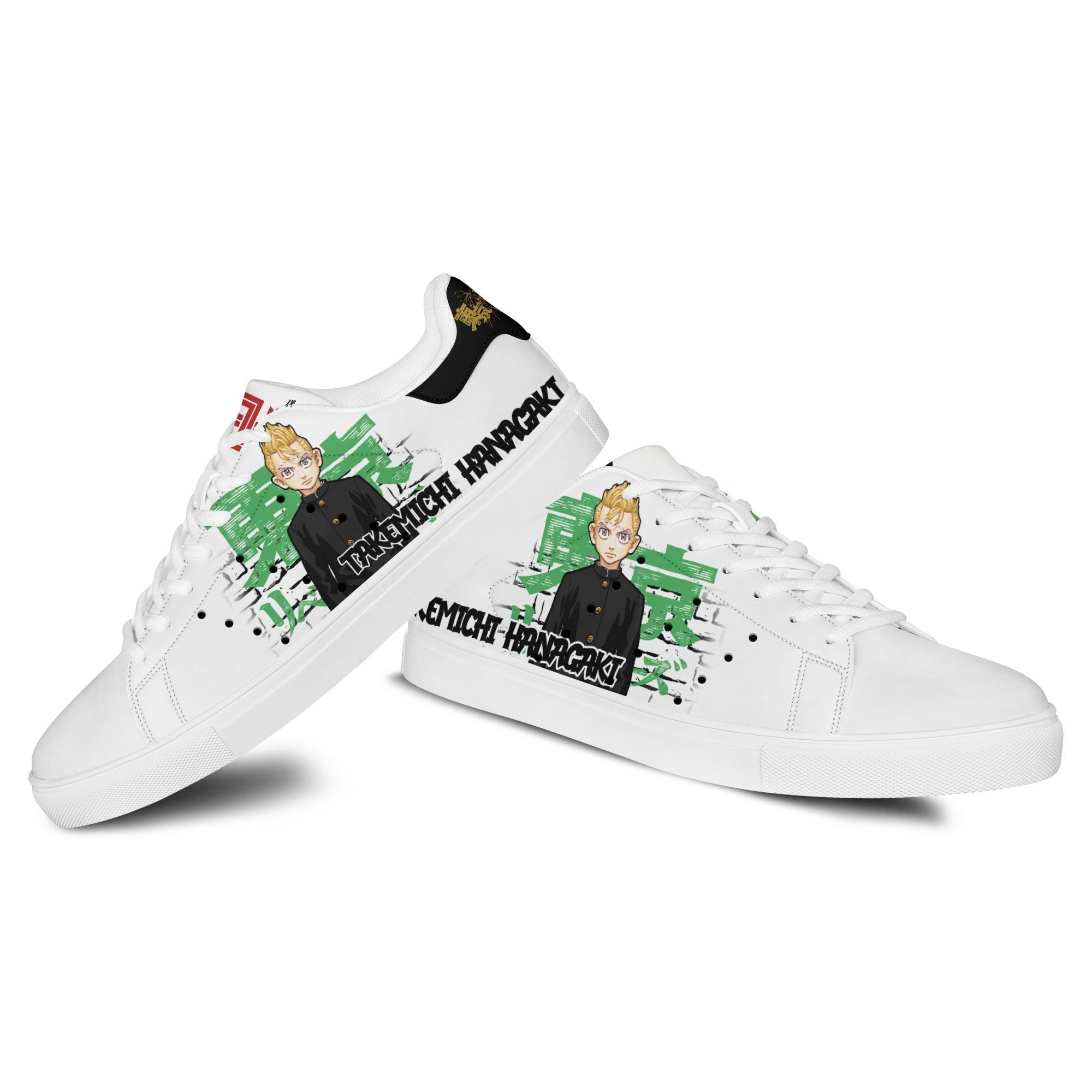 Takemichi Hanagaki Skate Sneakers Custom Anime Tokyo Revengers Shoes