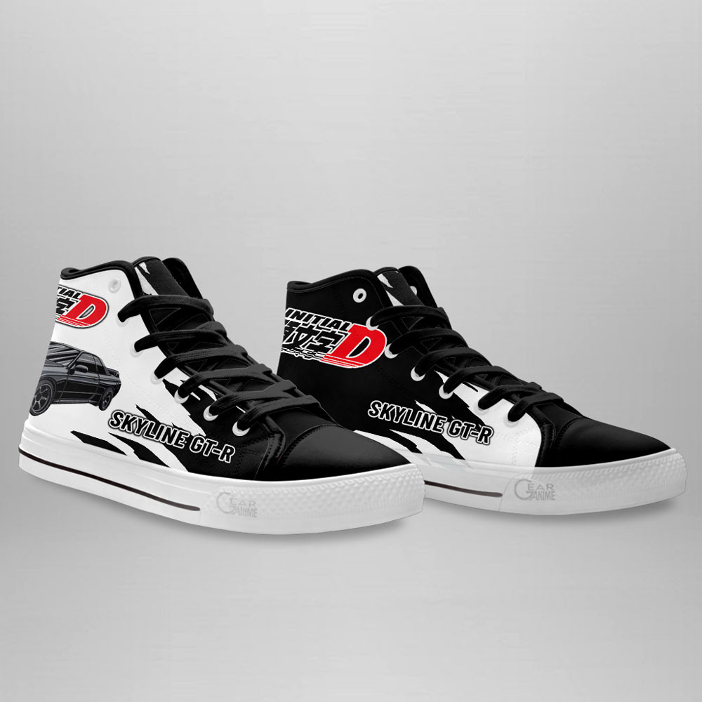 Takeshi Nakazato High Top Shoes Initial D Custom Anime Sneakers