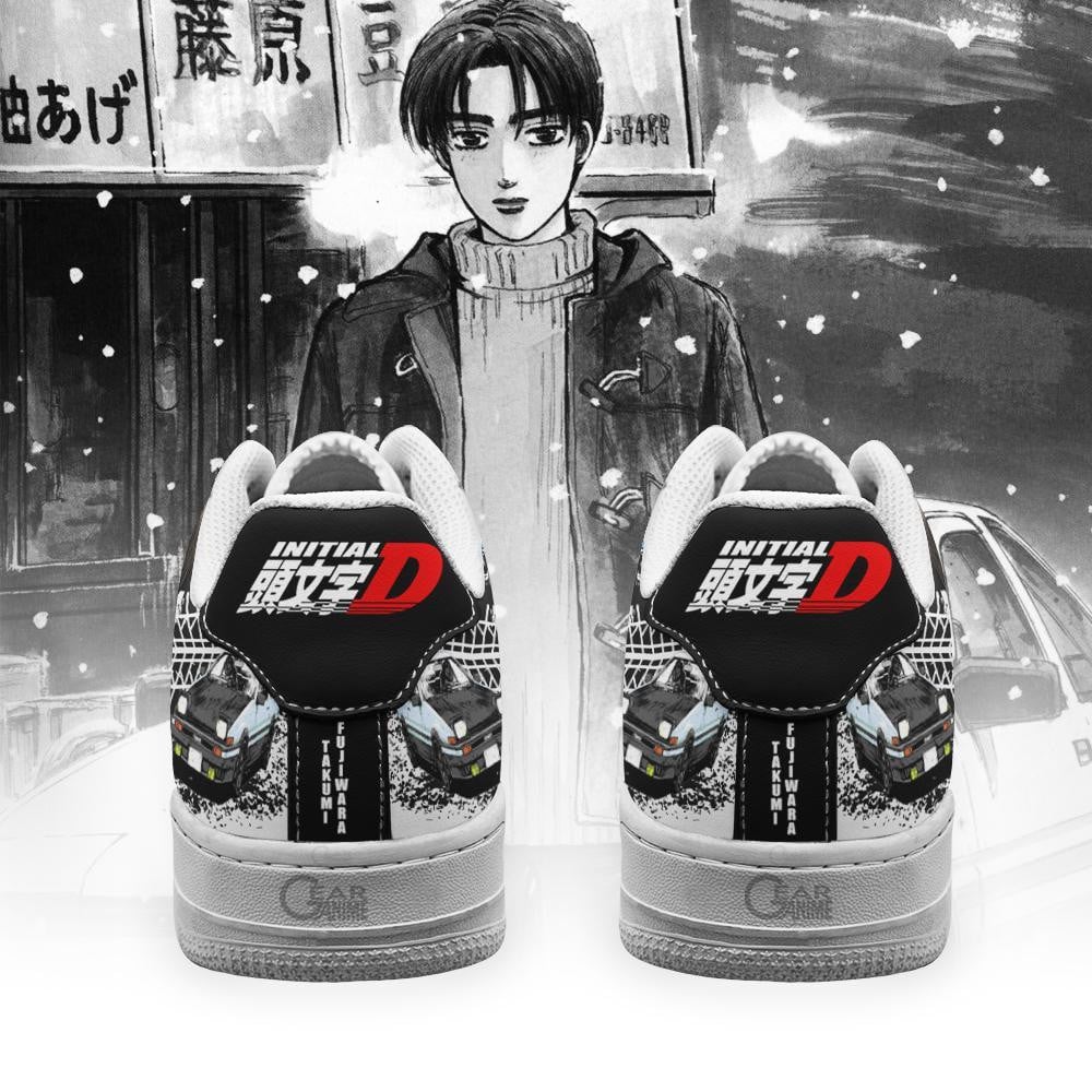 Takumi Fujiwara Shoes Initial D Anime Sneakers