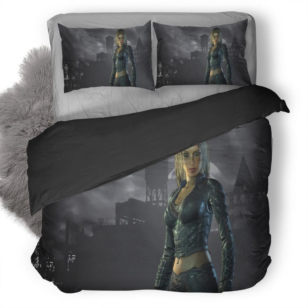 Talia Al Ghul Batman Arkham Asylum 3D Customized Duvet Cover Bedding Set
