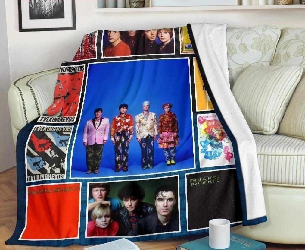 Talking Heads Fleece Blanket