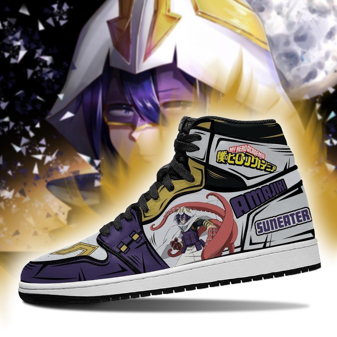 Tamaki Suneater My Hero Academia anime 1 High Top Air Jordan Sneaker, Air Jordan Hightop