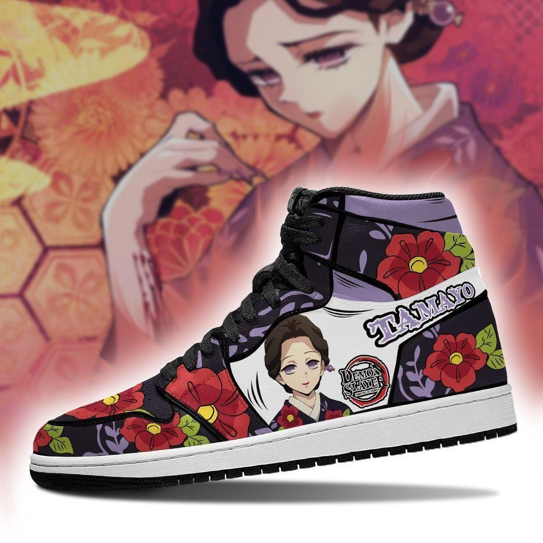 Tamayo Demon Slayer Anime 1 High Top Air Jordan Sneaker, Air Jordan Hightop