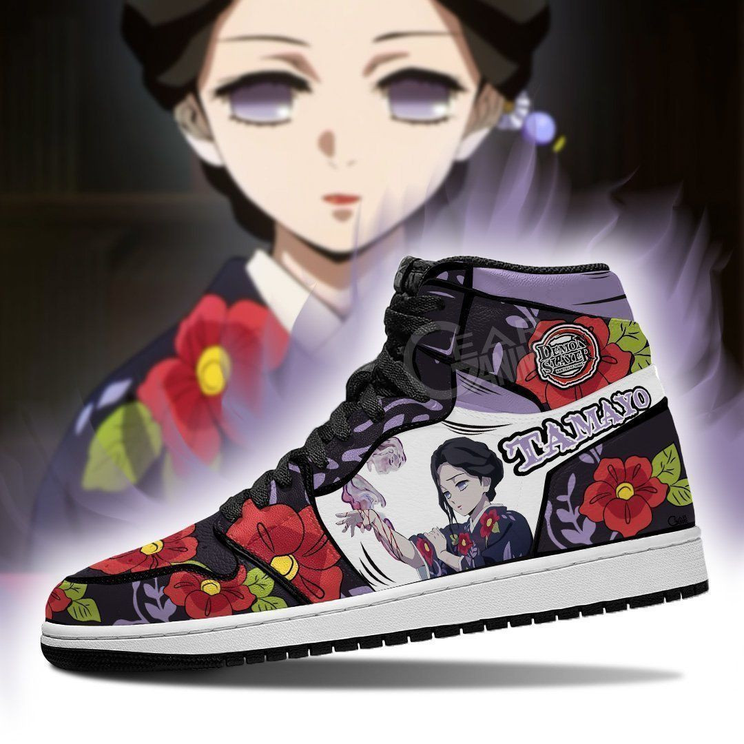 Tamayo Demon Slayer Anime 2 High Top Air Jordan Sneaker, Air Jordan Hightop