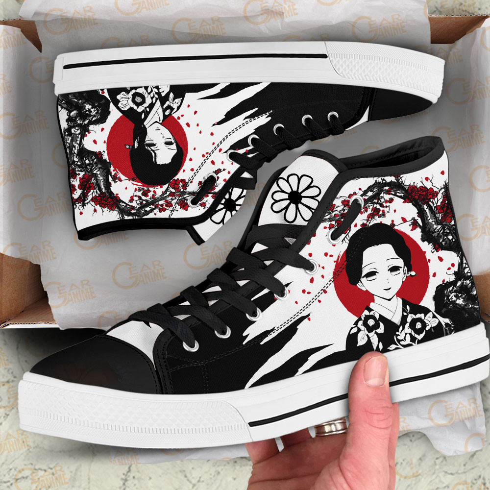 Tamayo High Top Shoes Custom Demon Slayer Anime Sneakers Japan Style