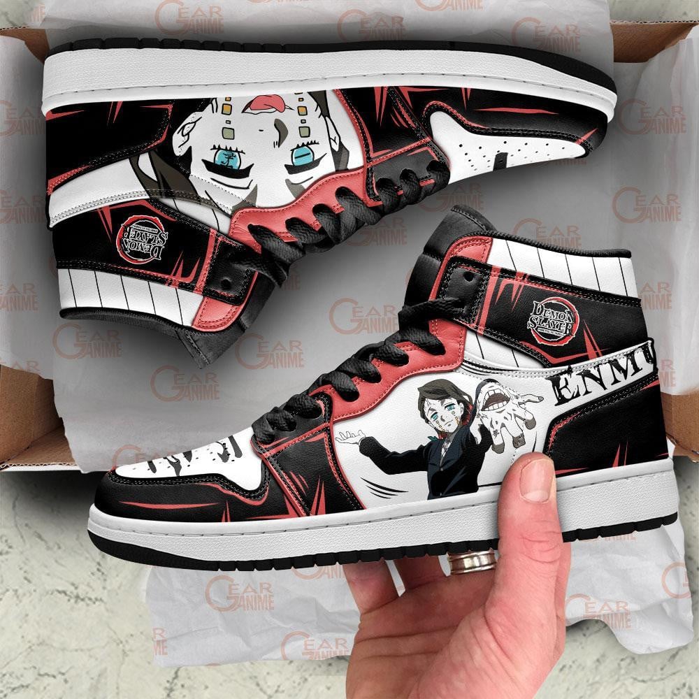Tamio Enmu JD1s Sneakers Demon Slayer Anime Shoes, Air Jordan Hightop