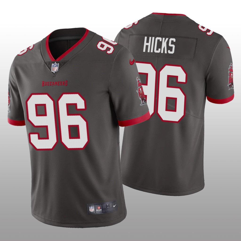 Tampa Bay Buccaneers Akiem Hicks Pewter Jersey Vapor Limited Vapor Limited - Men's