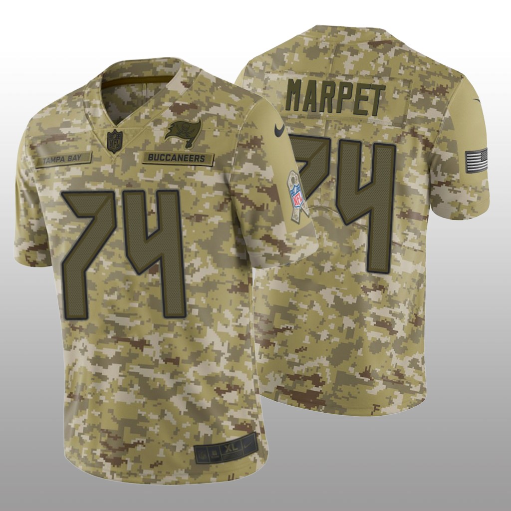 Tampa Bay Buccaneers Ali Marpet #74 Salute to Service Jersey - Camo