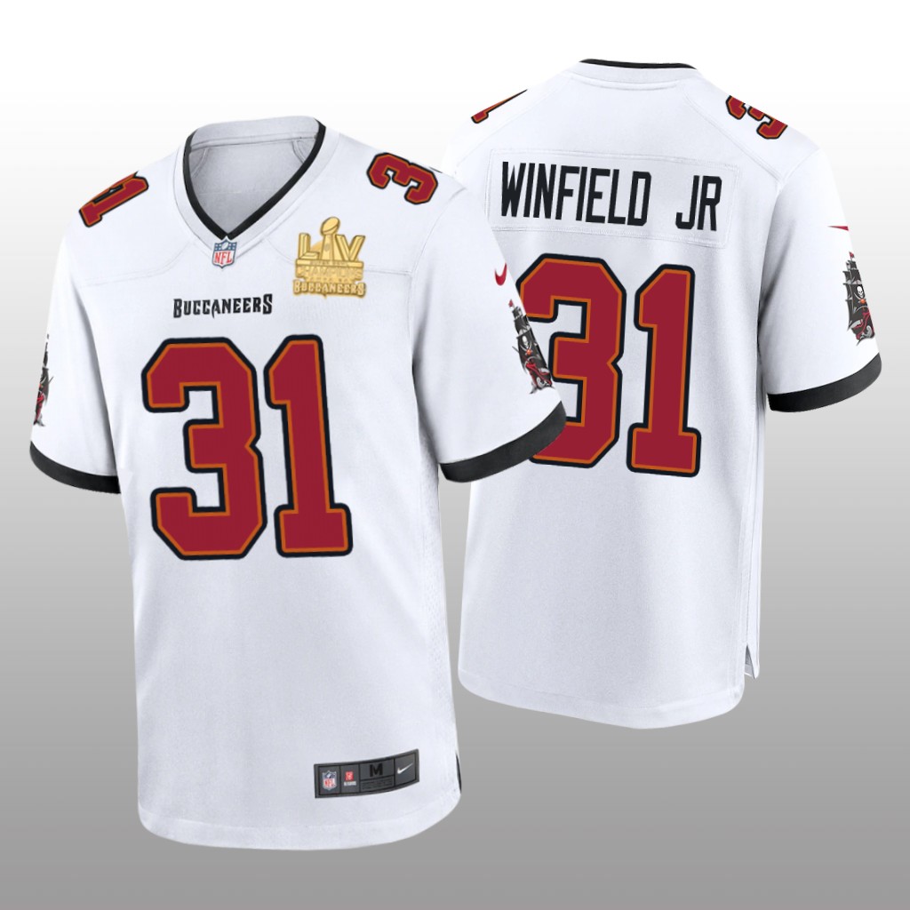 Tampa Bay Buccaneers Antoine Winfield Jr. White Game Jersey Super Bowl LV Champions - Men's