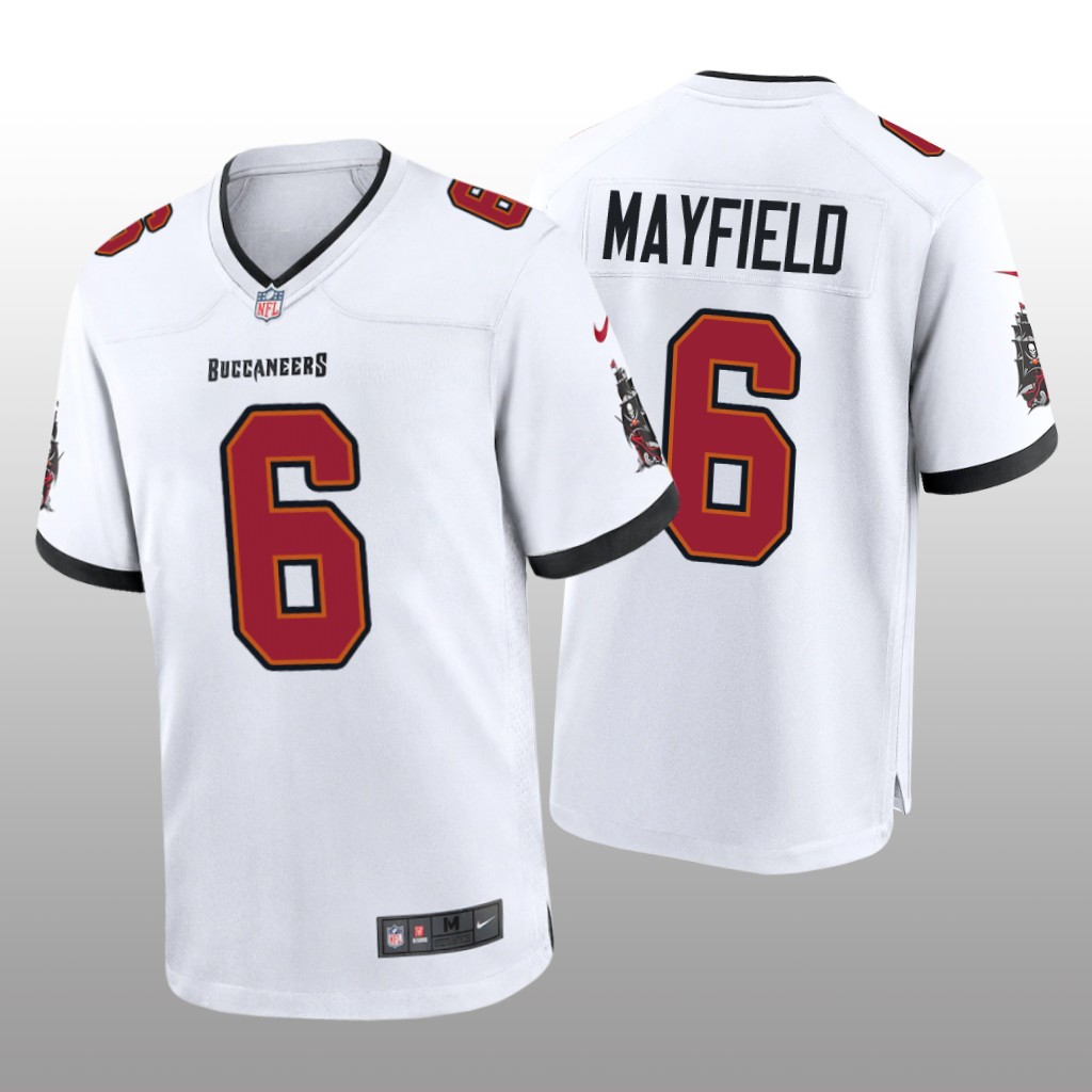 Tampa Bay Buccaneers Baker Mayfield White Jersey Game - Men's