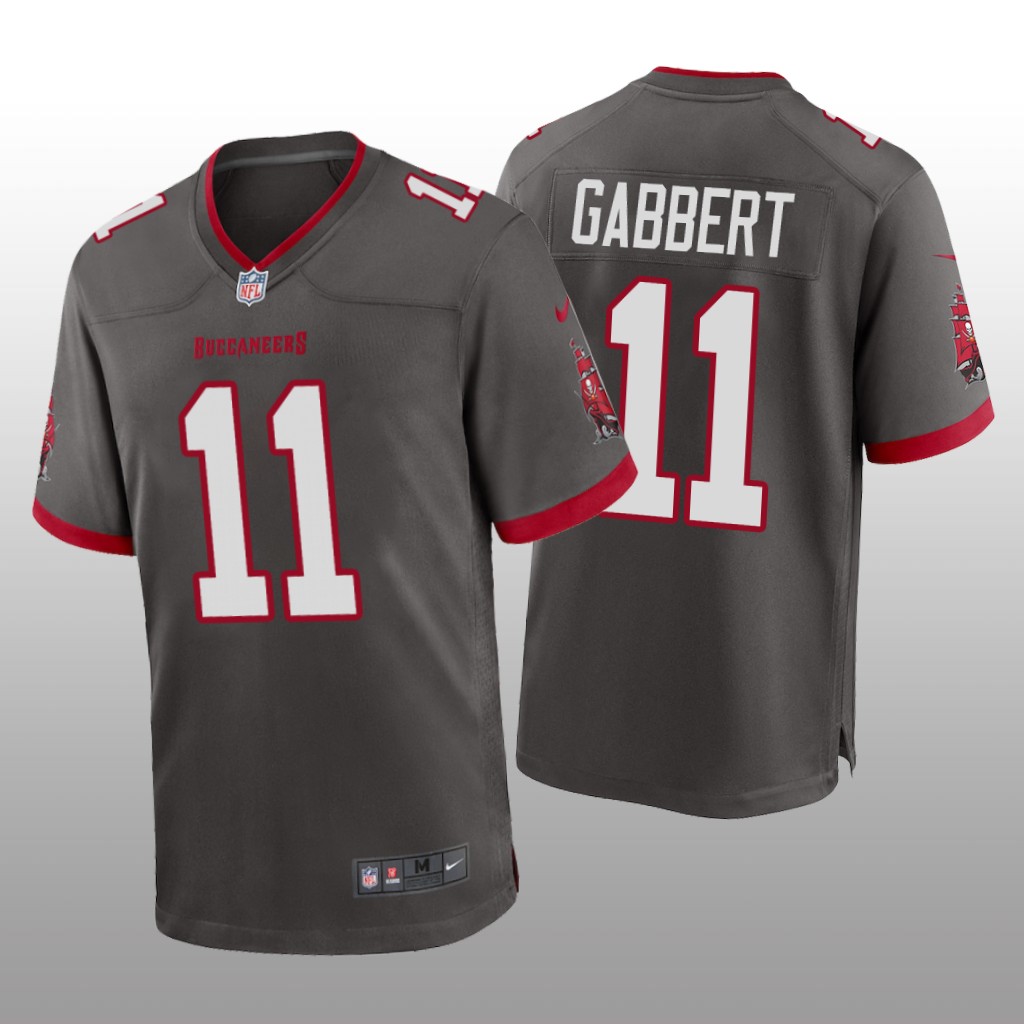Tampa Bay Buccaneers Blaine Gabbert Pewter Jersey Alternate Game - Men's