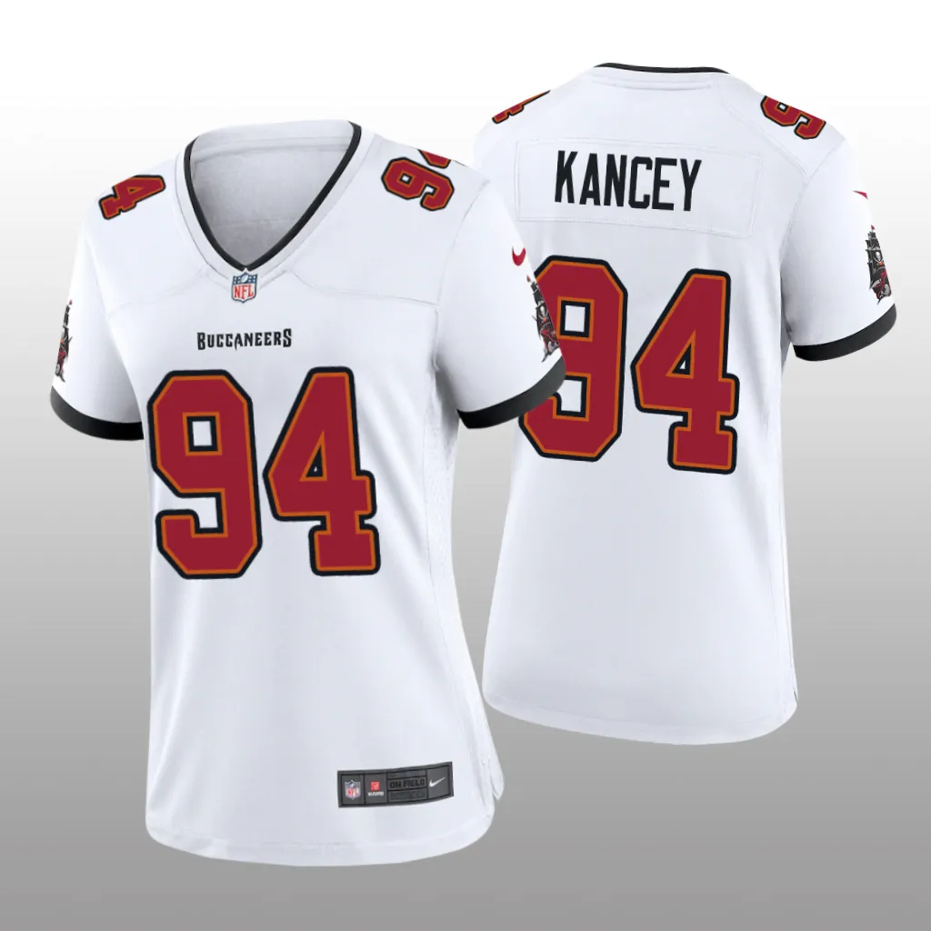 Tampa Bay Buccaneers Calijah Kancey White Jersey Game - Women's