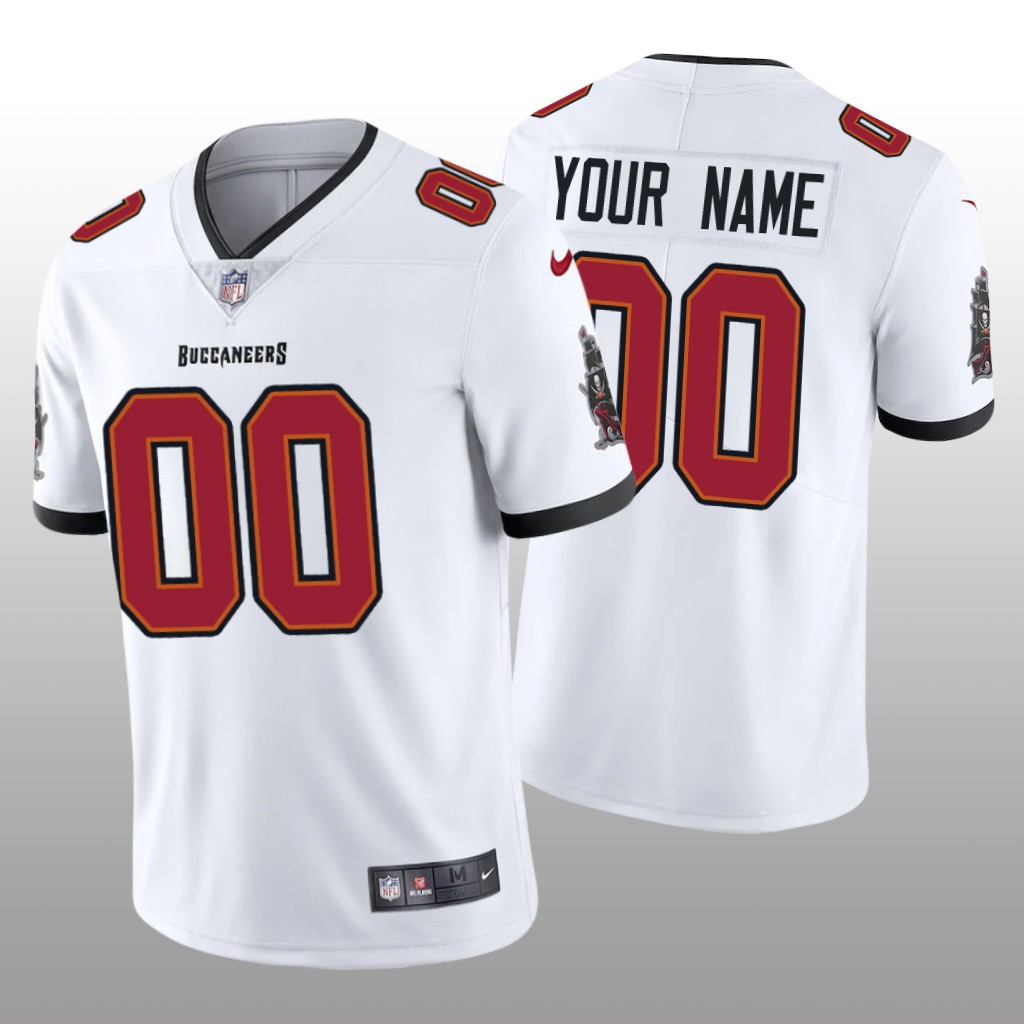 Tampa Bay Buccaneers Custom White Jersey 2020 Vapor Limited - Men's