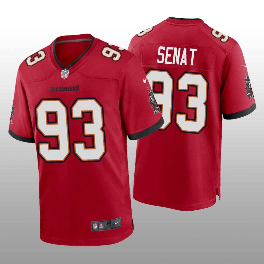 Tampa Bay Buccaneers Deadrin Senat Red Jersey Game - Men's