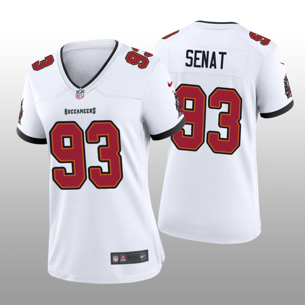 Tampa Bay Buccaneers Deadrin Senat White Jersey Game - Women's