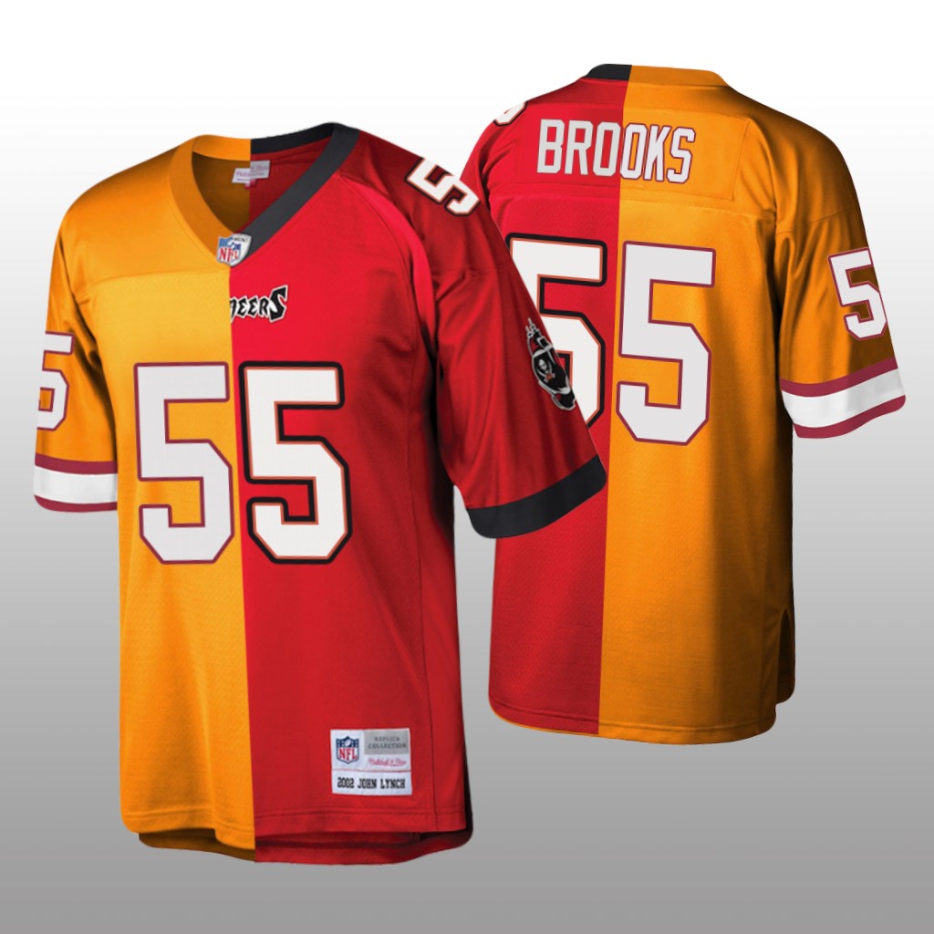 Tampa Bay Buccaneers Derrick Brooks Red Orange Legacy Split - Men's