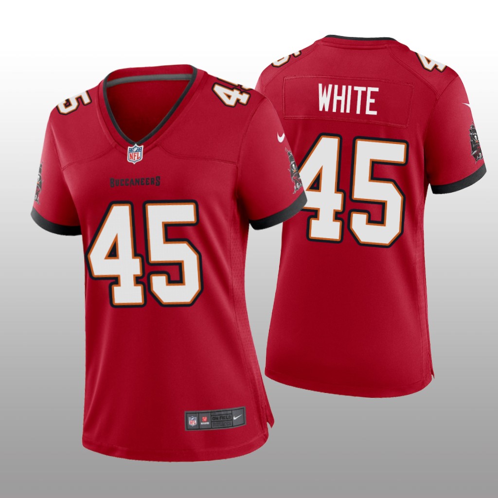Tampa Bay Buccaneers Devin White Red Jersey Game - Women's