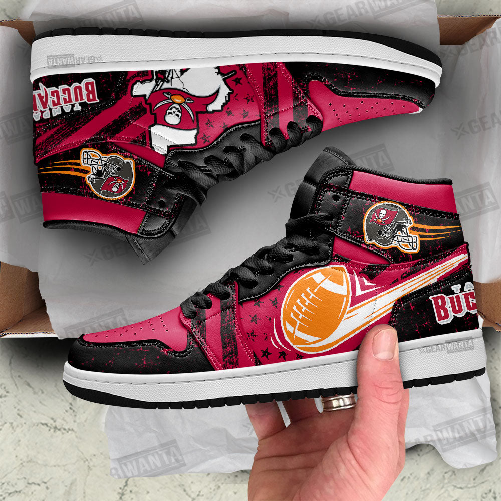 Tampa Bay Buccaneers Football Team J1 Shoes For Fans Sneakers, Air Jordan Hightop