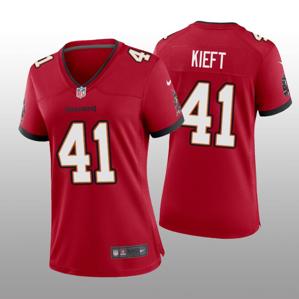 Tampa Bay Buccaneers Ko Kieft Red Jersey Game - Women's