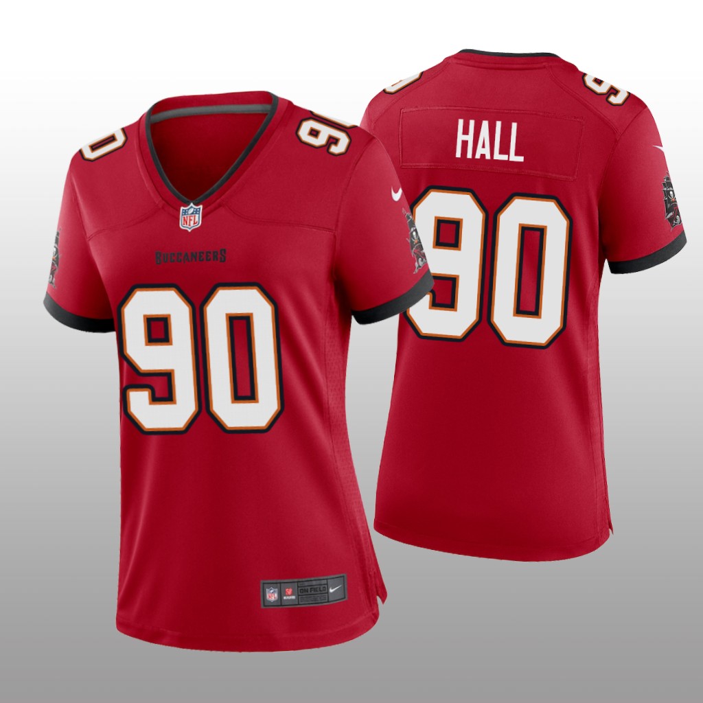 Tampa Bay Buccaneers Logan Hall Red Jersey Game - Women's