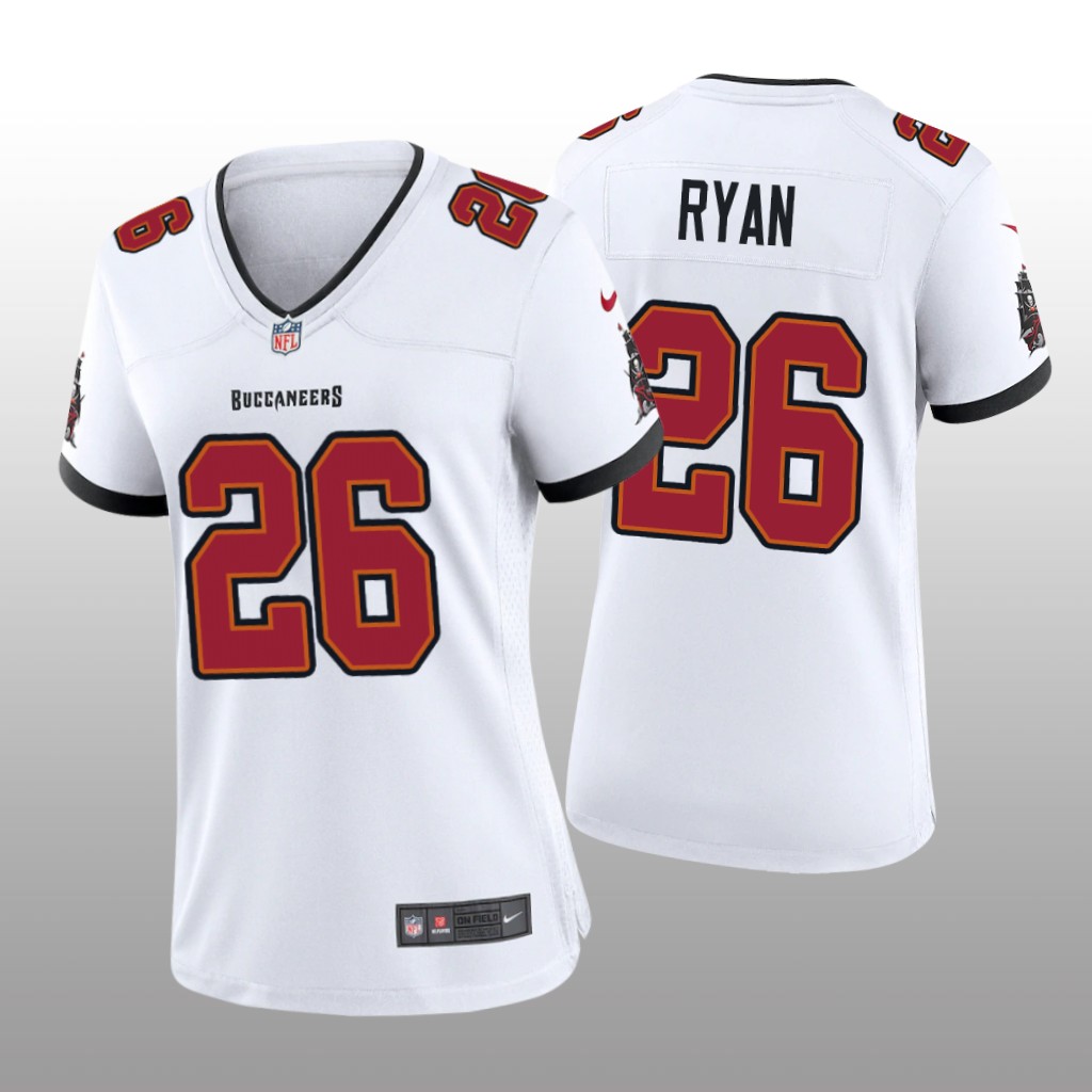 Tampa Bay Buccaneers Logan Ryan White Jersey Game - Women's